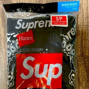 Supreme&Hanes underwear 2pack